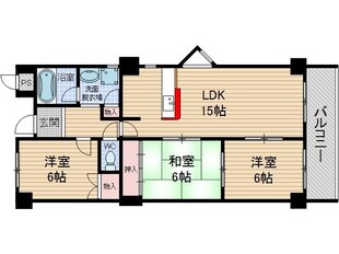 メゾンラフィーヌ奥野の物件間取画像